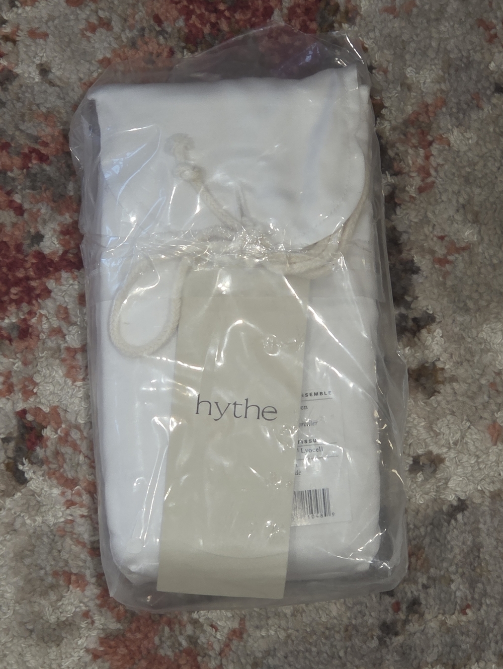 Hythe Home Set of 2 Standard Tencell Pillowcases White NWT